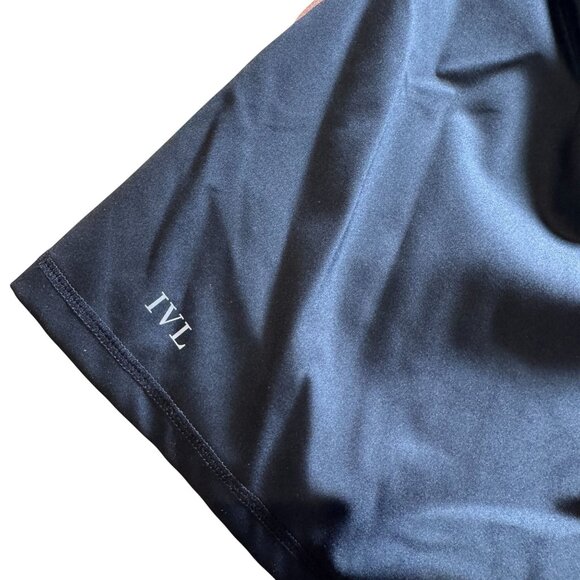 IVL Collective Striped Bike Shorts Women's Size 14 Maternity Jet Black in EUC! - Picture 6 of 6